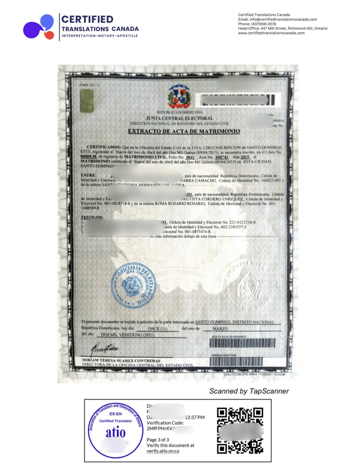 Provincial Sample 3